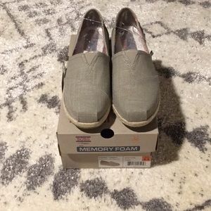 Skechers Olive Slip-On Espadrille Flats